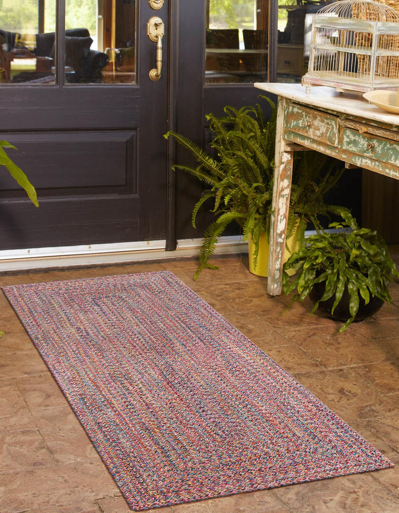 Sustainable Strands Indoor-Outdoor Oasis Collection Area Rug -  Sandbar (Multi) Runner Multi  lifestyle 28