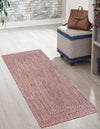 Sustainable Strands Indoor-Outdoor Oasis Collection Area Rug -  Sandbar (Multi) Runner Multi  lifestyle 29