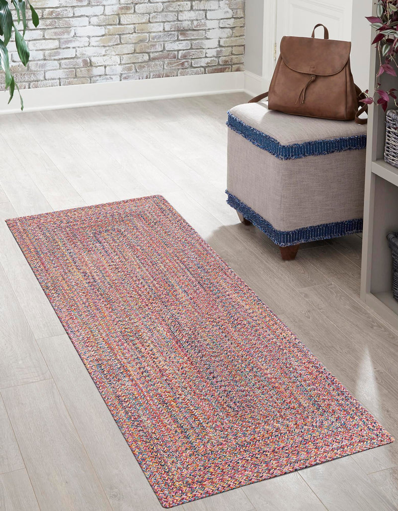 Sustainable Strands Indoor-Outdoor Oasis Collection Area Rug -  Sandbar (Multi) Runner Multi  lifestyle 29