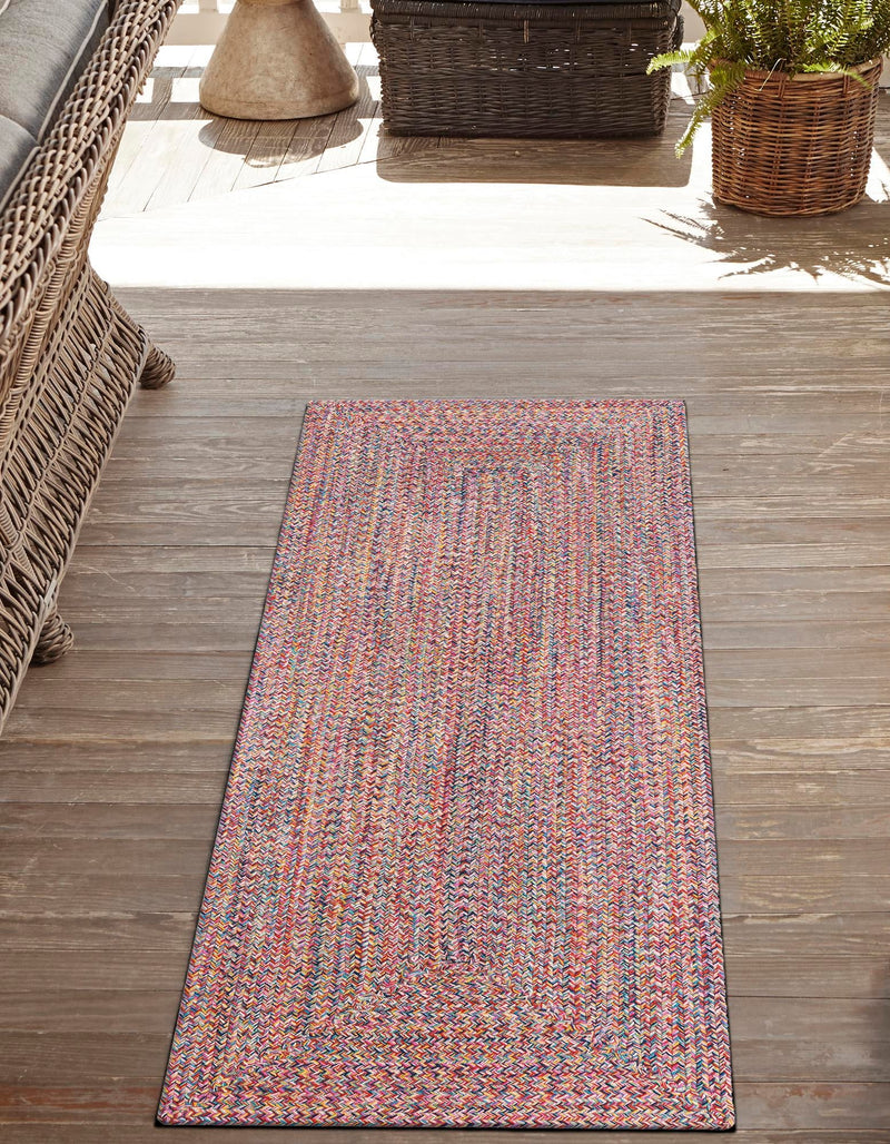 Sustainable Strands Indoor-Outdoor Oasis Collection Area Rug -  Sandbar (Multi) Runner Multi  lifestyle 30