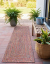 Sustainable Strands Indoor-Outdoor Oasis Collection Area Rug -  Sandbar (Multi) Runner Multi  lifestyle 32