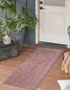 Sustainable Strands Indoor-Outdoor Oasis Collection Area Rug -  Sandbar (Multi) Runner Multi  lifestyle 34
