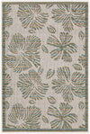 Coastal Terrace Collection Area Rug -  Marina Rectangle Ivory and Beige Main