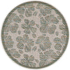 Coastal Terrace Collection Area Rug -  Marina Round Ivory and Beige  lifestyle 40