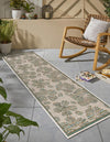 Coastal Terrace Collection Area Rug -  Marina Runner Ivory and Beige  lifestyle 20