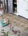 Coastal Terrace Collection Area Rug -  Marina Runner Ivory and Beige  lifestyle 23