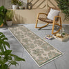 Coastal Terrace Collection Area Rug -  Marina Runner Ivory and Beige  lifestyle 56