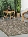 Coastal Terrace Collection Area Rug -  Marina Square Ivory and Beige  lifestyle 21