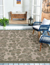 Coastal Terrace Collection Area Rug -  Marina Square Ivory and Beige  lifestyle 24