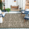 Coastal Terrace Collection Area Rug -  Marina Square Ivory and Beige  lifestyle 60