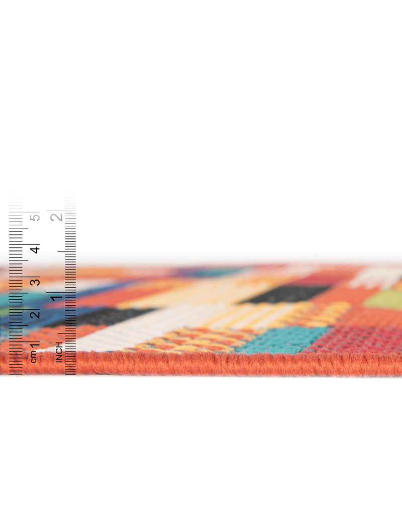 Coastal Terrace Collection Area Rug -  Harbor Rectangle Multi  lifestyle 4