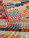 Coastal Terrace Collection Area Rug -  Harbor Rectangle Multi  lifestyle 5