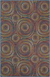 Coastal Terrace Collection Area Rug -  Lagoon Rectangle Multi  lifestyle 2
