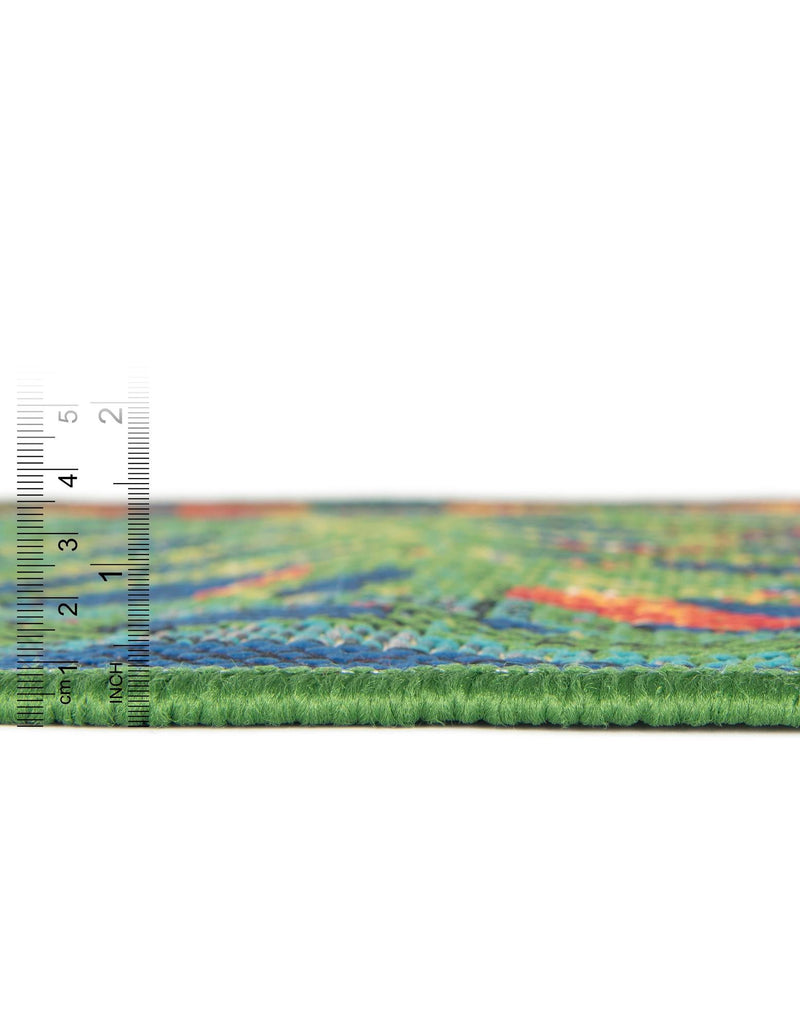 Coastal Terrace Collection Area Rug -  Pier Rectangle Multi  lifestyle 4