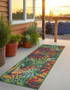 Coastal Terrace Collection Area Rug -  Pier Runner Multi  lifestyle 23