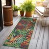 Coastal Terrace Collection Area Rug -  Pier Runner Multi  lifestyle 63