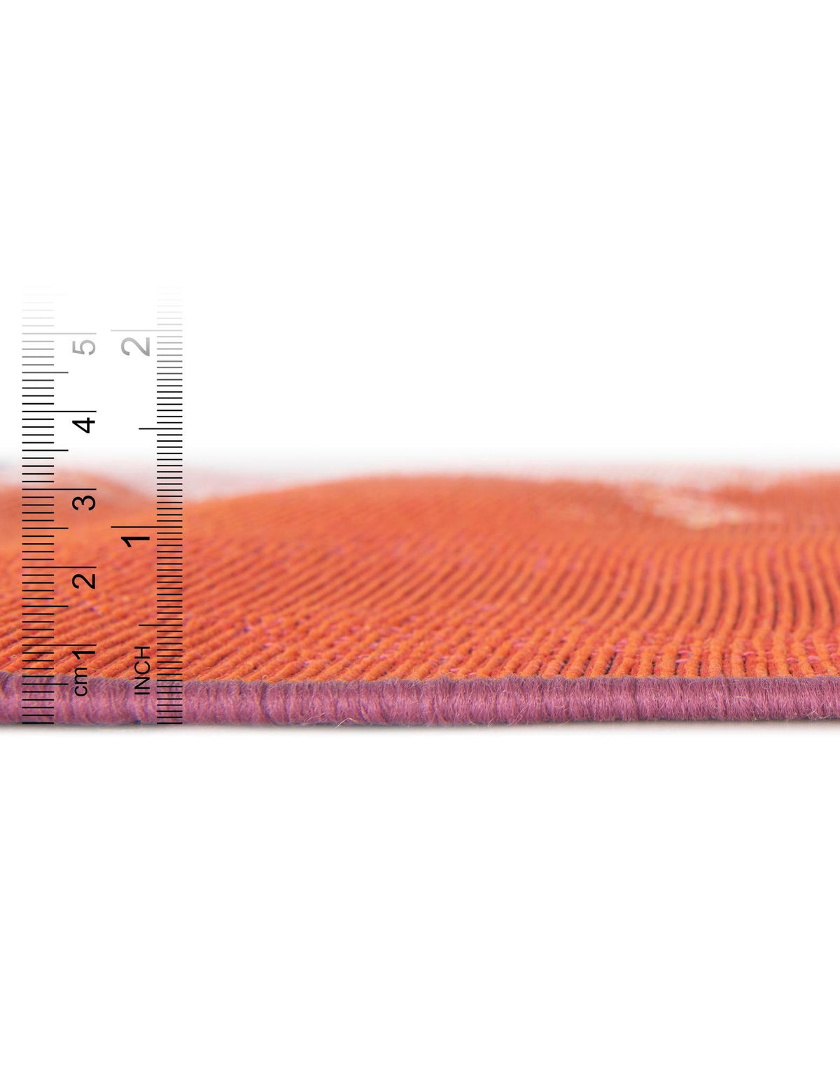 Urban Terrace Collection Area Rug -  Patio Round Gray and Pink  lifestyle 24