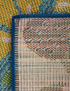 Coastal Terrace Collection Area Rug -  Cove Rectangle Blue  lifestyle 8