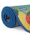 Coastal Terrace Collection Area Rug -  Cove Rectangle Blue  lifestyle 11
