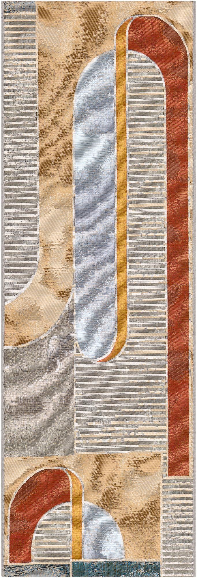Urban Terrace Collection Area Rug -  Deck Runner Multi  lifestyle 30