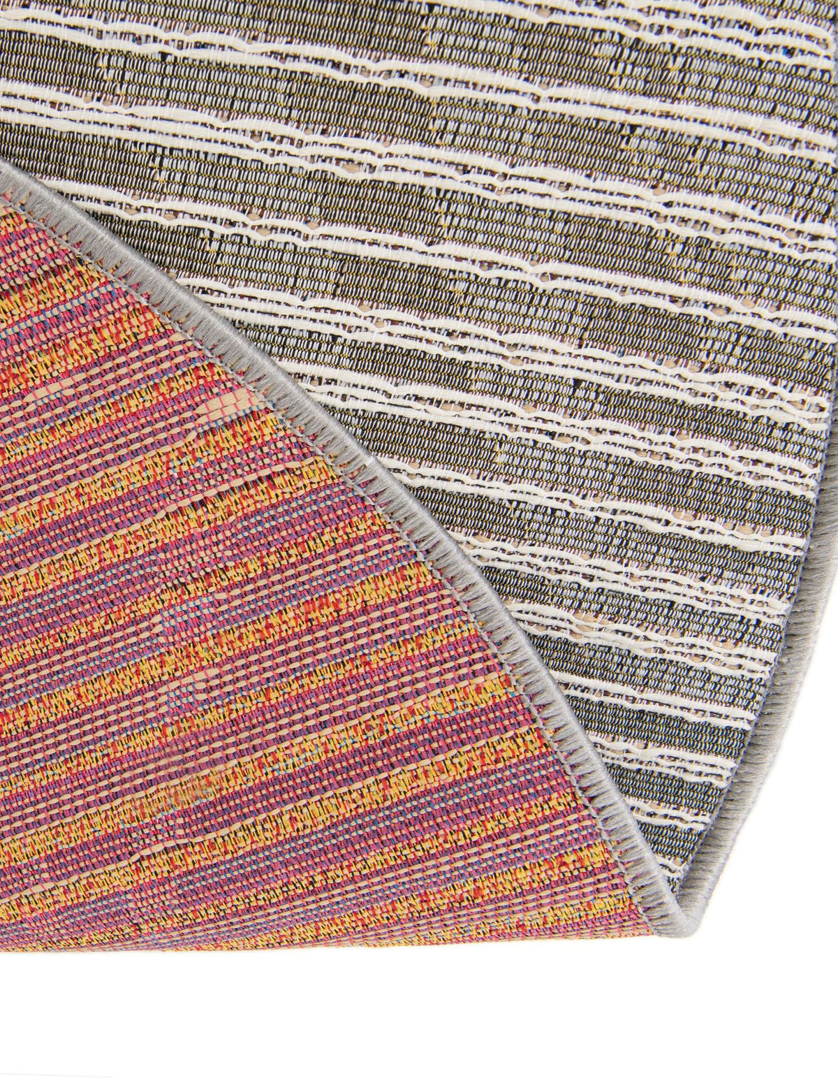 Urban Terrace Collection Area Rug -  Deck Round Multi  lifestyle 22