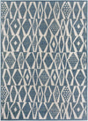 Coastal Terrace Collection Area Rug -  Tidepool Rectangle Blue  lifestyle 2