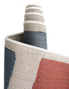 Coastal Terrace Collection Area Rug -  Sail Rectangle Ivory and Blue  lifestyle 10