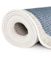 Coastal Terrace Collection Area Rug -  Sail Rectangle Ivory and Blue  lifestyle 11