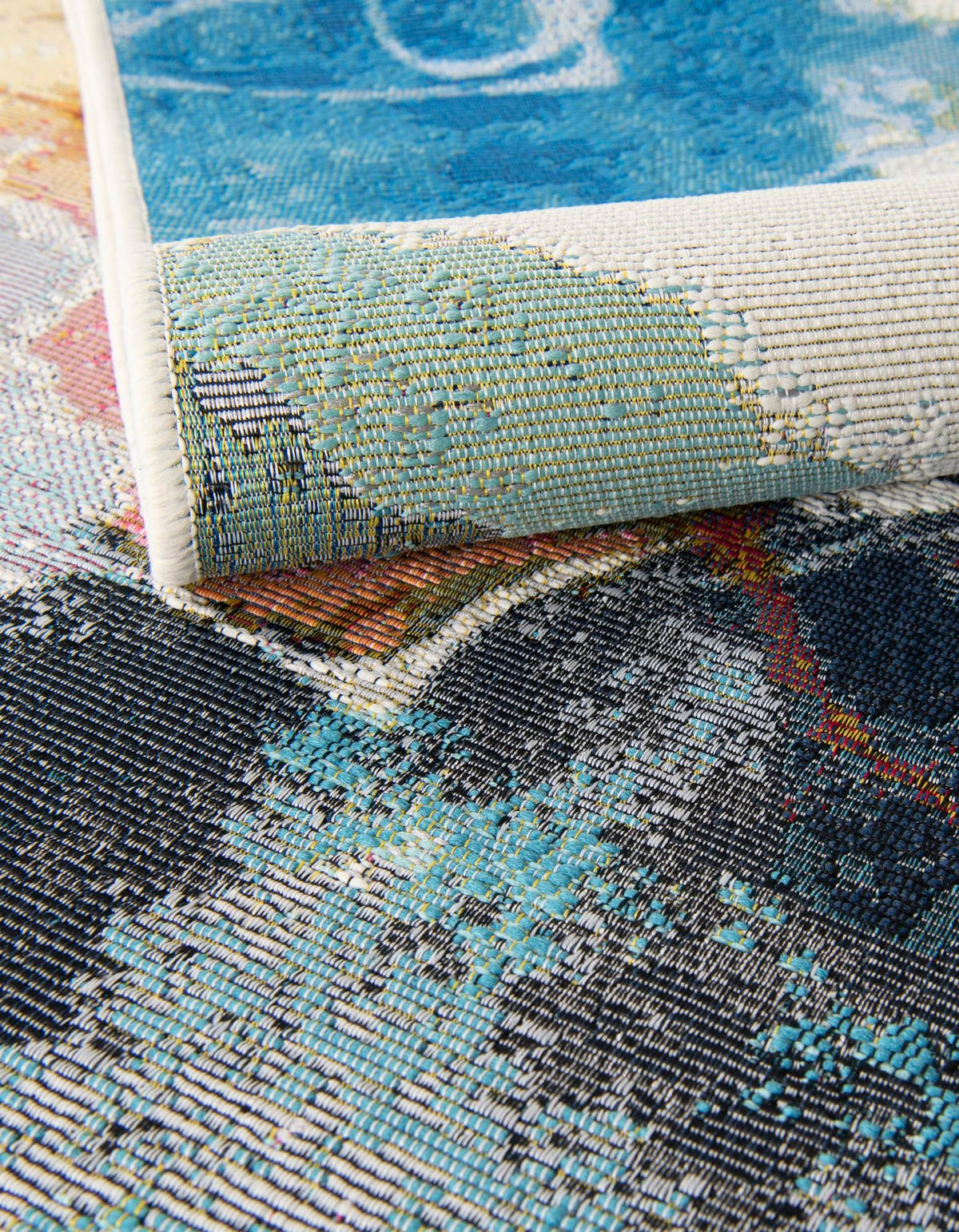 Urban Terrace Collection Area Rug -  Arbor Round Multi  lifestyle 18