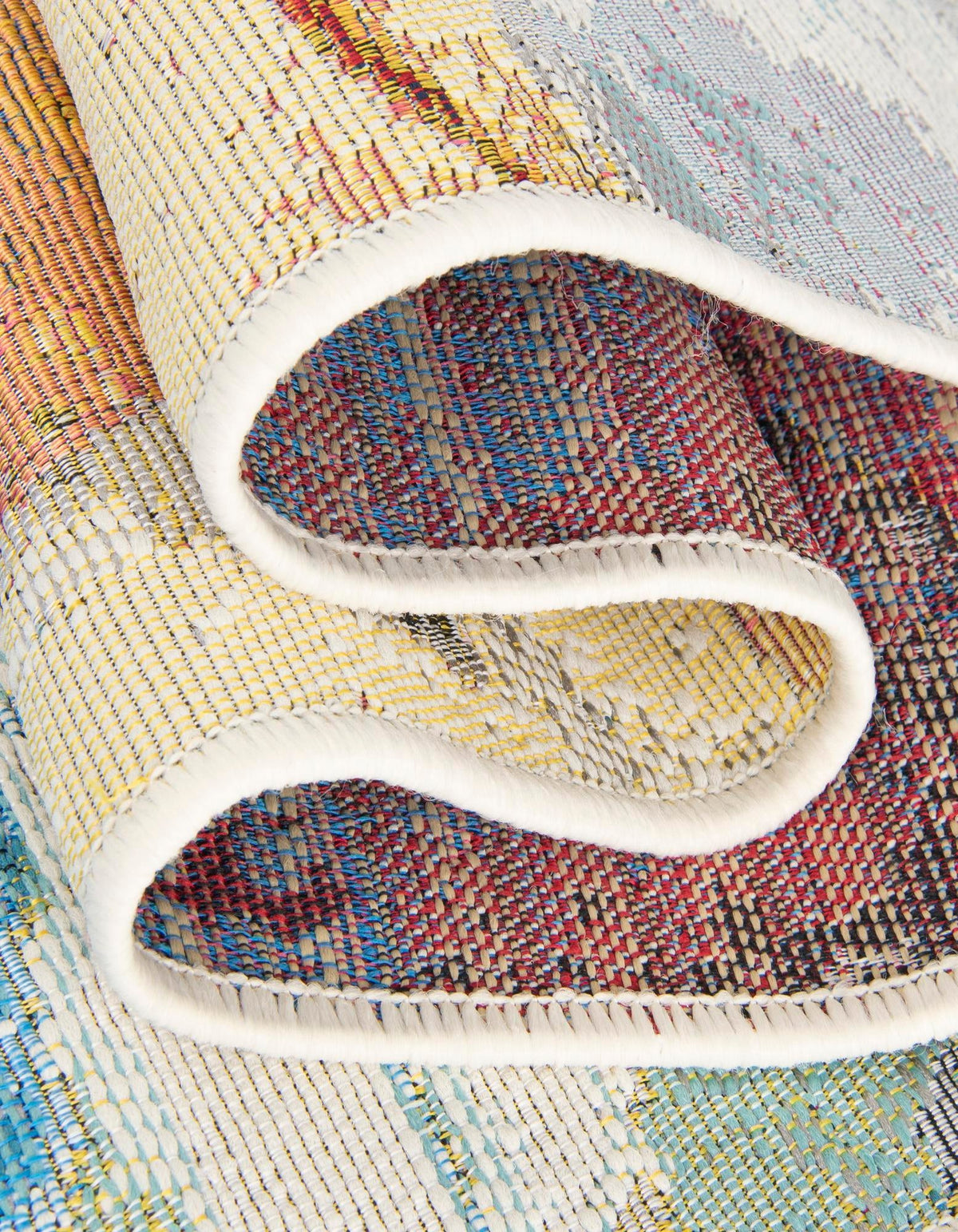 Urban Terrace Collection Area Rug -  Arbor Round Multi  lifestyle 27