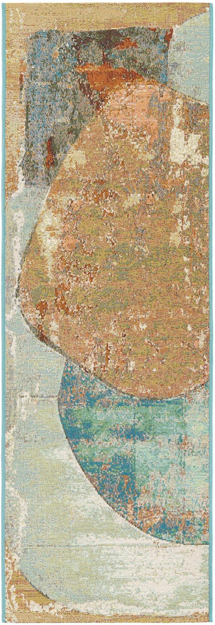 Urban Terrace Collection Area Rug -  Portico Runner Multi  lifestyle 6