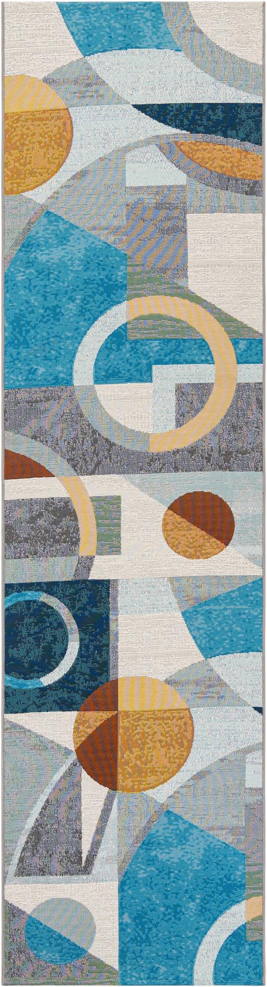 Urban Terrace Collection Area Rug -  Loggia Runner Multi  lifestyle 28