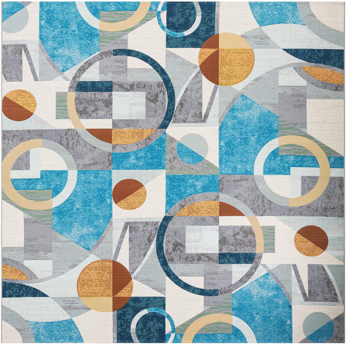 Urban Terrace Collection Area Rug -  Loggia Square Multi  lifestyle 29