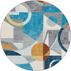 Urban Terrace Collection Area Rug -  Loggia Round Multi  lifestyle 29