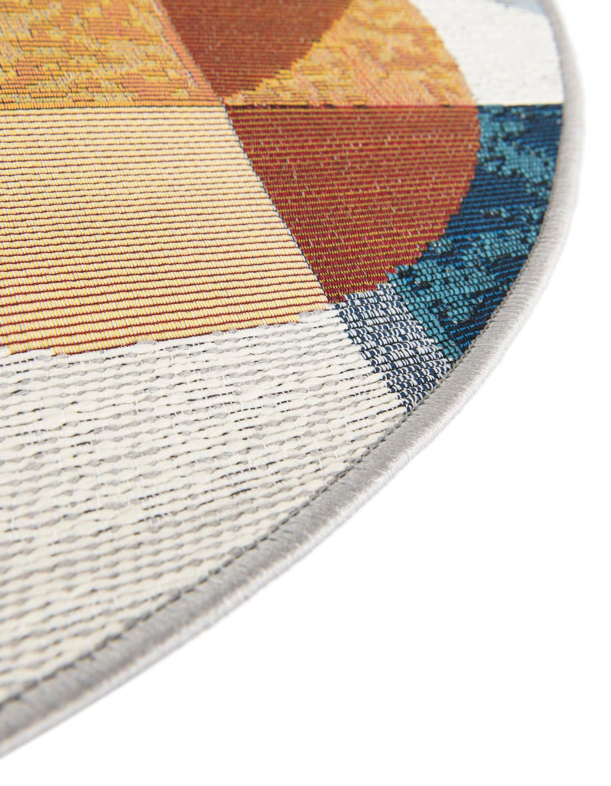 Urban Terrace Collection Area Rug -  Loggia Round Multi  lifestyle 18