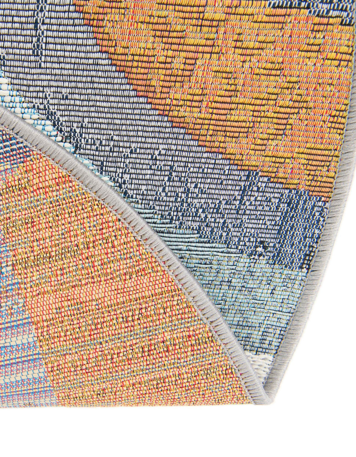 Urban Terrace Collection Area Rug -  Loggia Round Multi  lifestyle 21