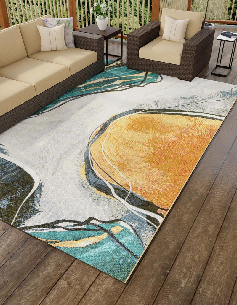 Urban Terrace Collection Area Rug -  Pavilion Rectangle Multi Main