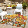 Seaside Blooms Collection Area Rug - Eden Square Multi  lifestyle 25