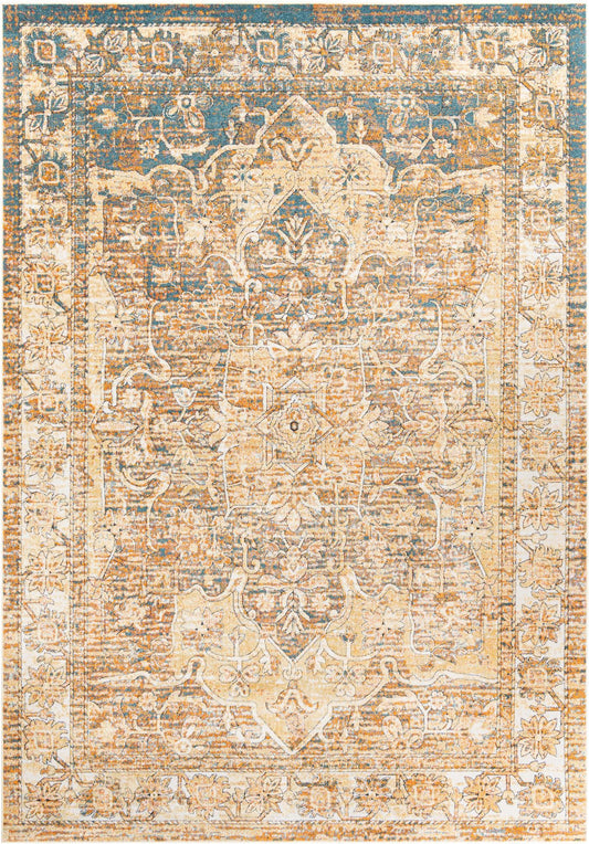 Savannah Soiree Collection Area Rug -  Everglade (LBrown Blue) Rectangle LBrown Blue  lifestyle 2