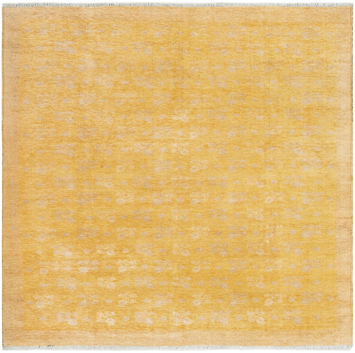 Bazaar Chic Collection Area Rug - Marrakech Square Yellow  lifestyle 19
