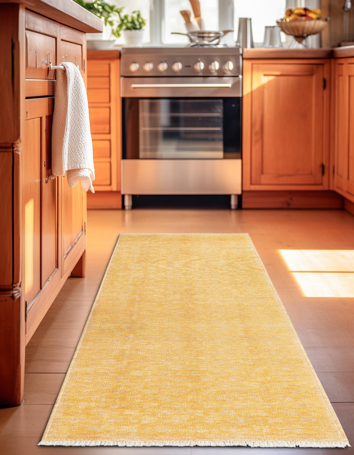 Bazaar Chic Collection Area Rug - Marrakech Runner Yellow  lifestyle 28