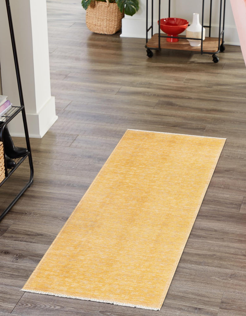 Bazaar Chic Collection Area Rug - Marrakech Runner Yellow  lifestyle 30