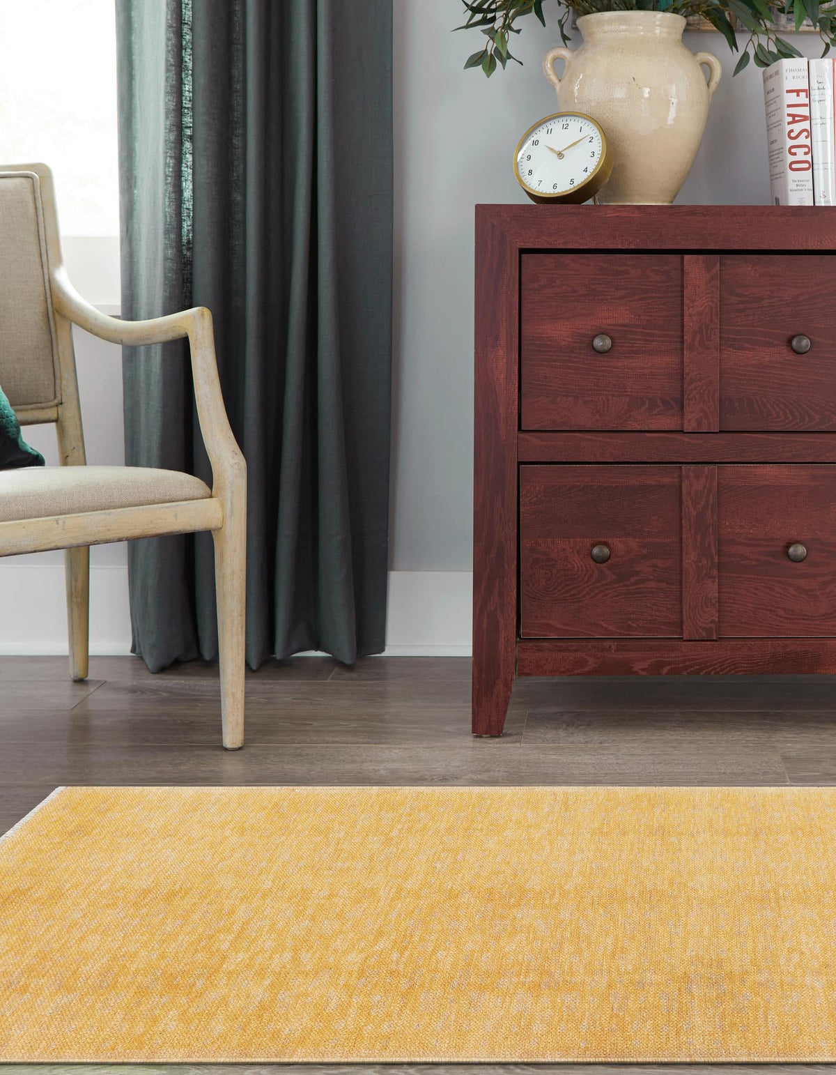 Bazaar Chic Collection Area Rug - Marrakech Runner Yellow  lifestyle 32