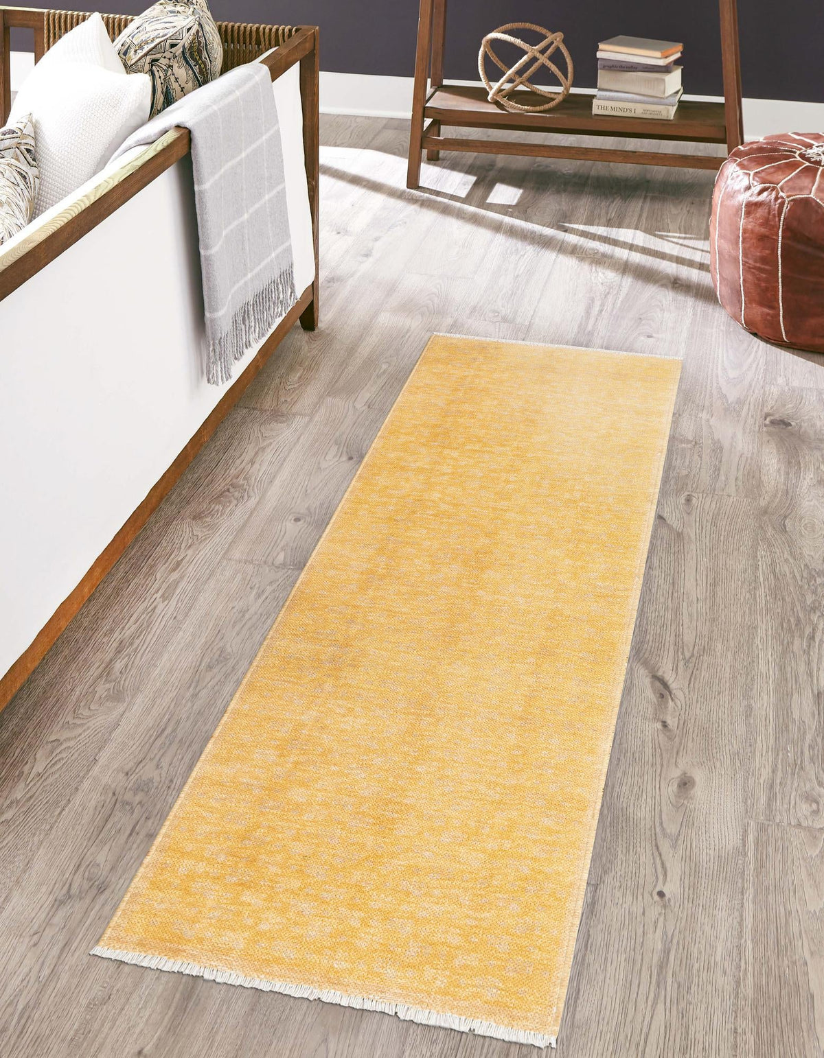 Bazaar Chic Collection Area Rug - Marrakech Runner Yellow  lifestyle 34