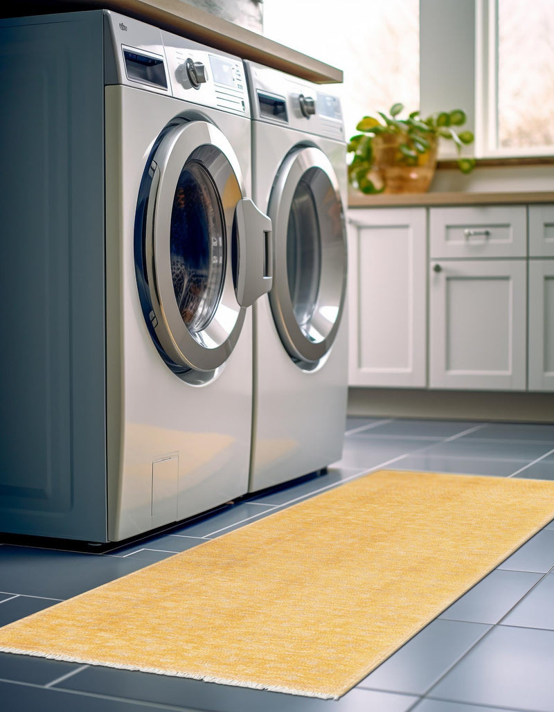 Bazaar Chic Collection Area Rug - Marrakech Runner Yellow  lifestyle 36