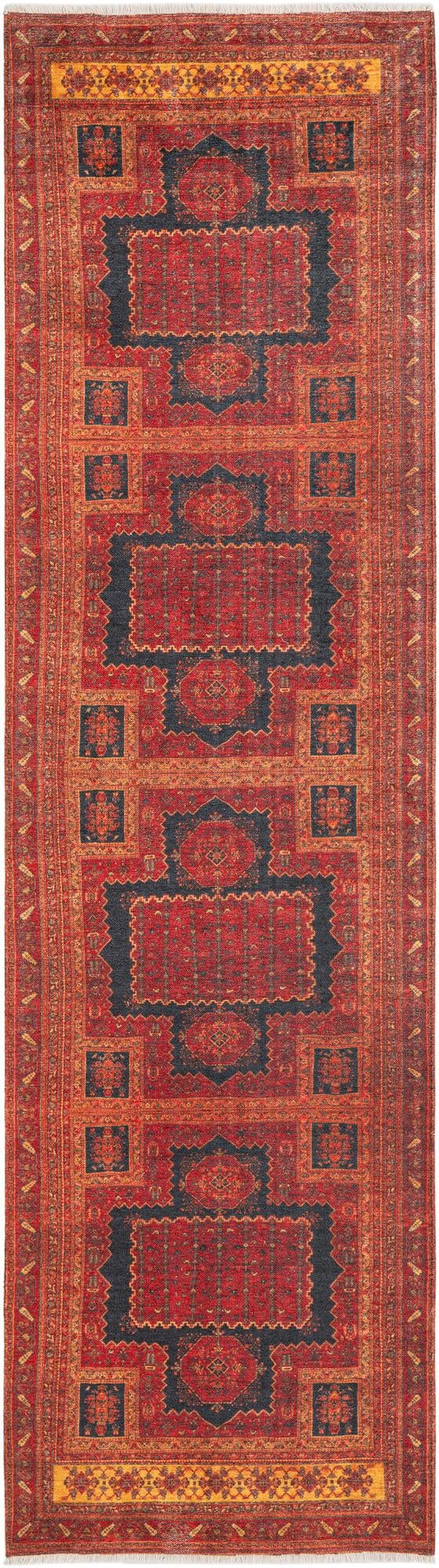 Bazaar Chic Collection Area Rug -  Taroudant Runner Rust Red  lifestyle 18