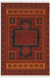 Bazaar Chic Collection Area Rug -  Taroudant Rectangle Rust Red  lifestyle 2