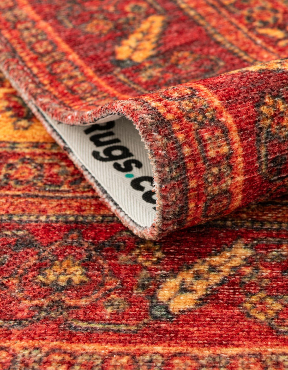 Bazaar Chic Collection Area Rug -  Taroudant Rectangle Rust Red  lifestyle 6