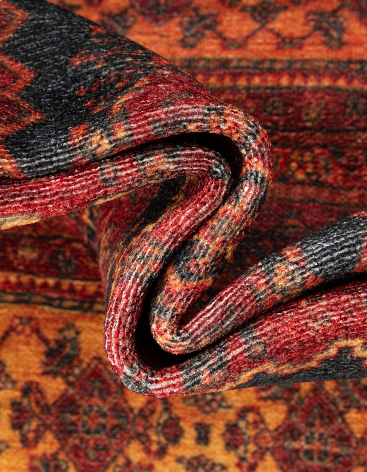 Bazaar Chic Collection Area Rug -  Taroudant Rectangle Rust Red  lifestyle 8