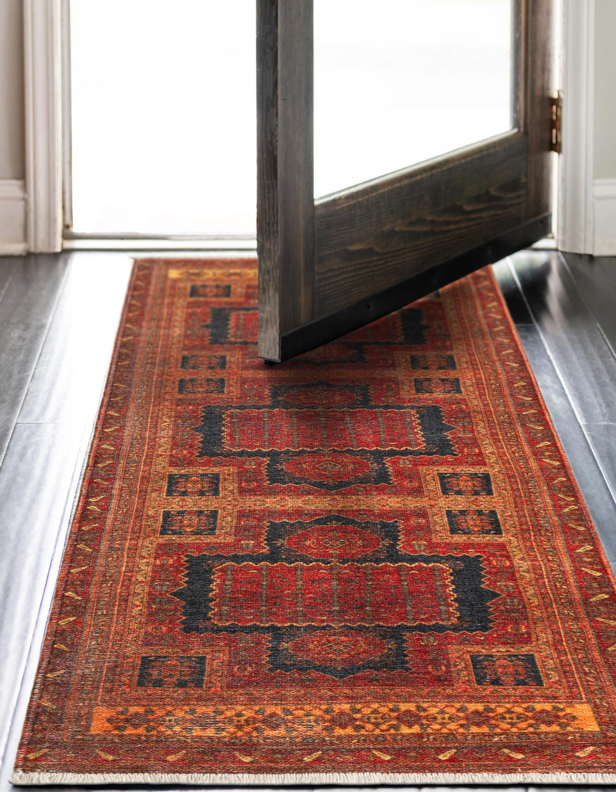 Bazaar Chic Collection Area Rug -  Taroudant Runner Rust Red  lifestyle 28